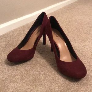 Maroon Pumps